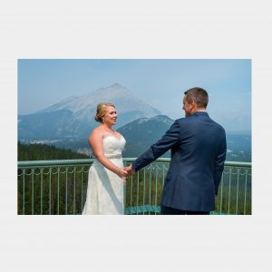 heirloom wedding album by Banff photographer sean leblanc