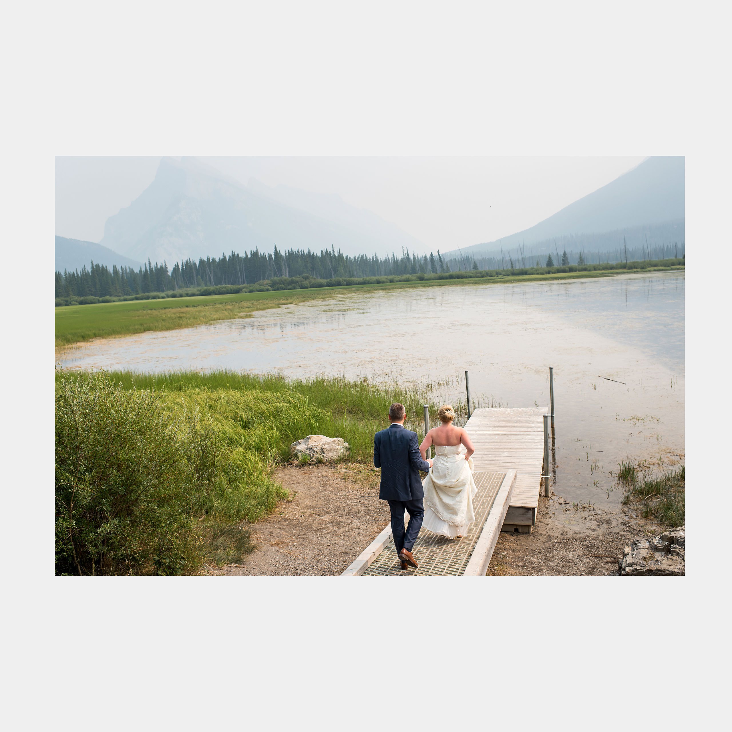 heirloom wedding album by Banff photographer sean leblanc