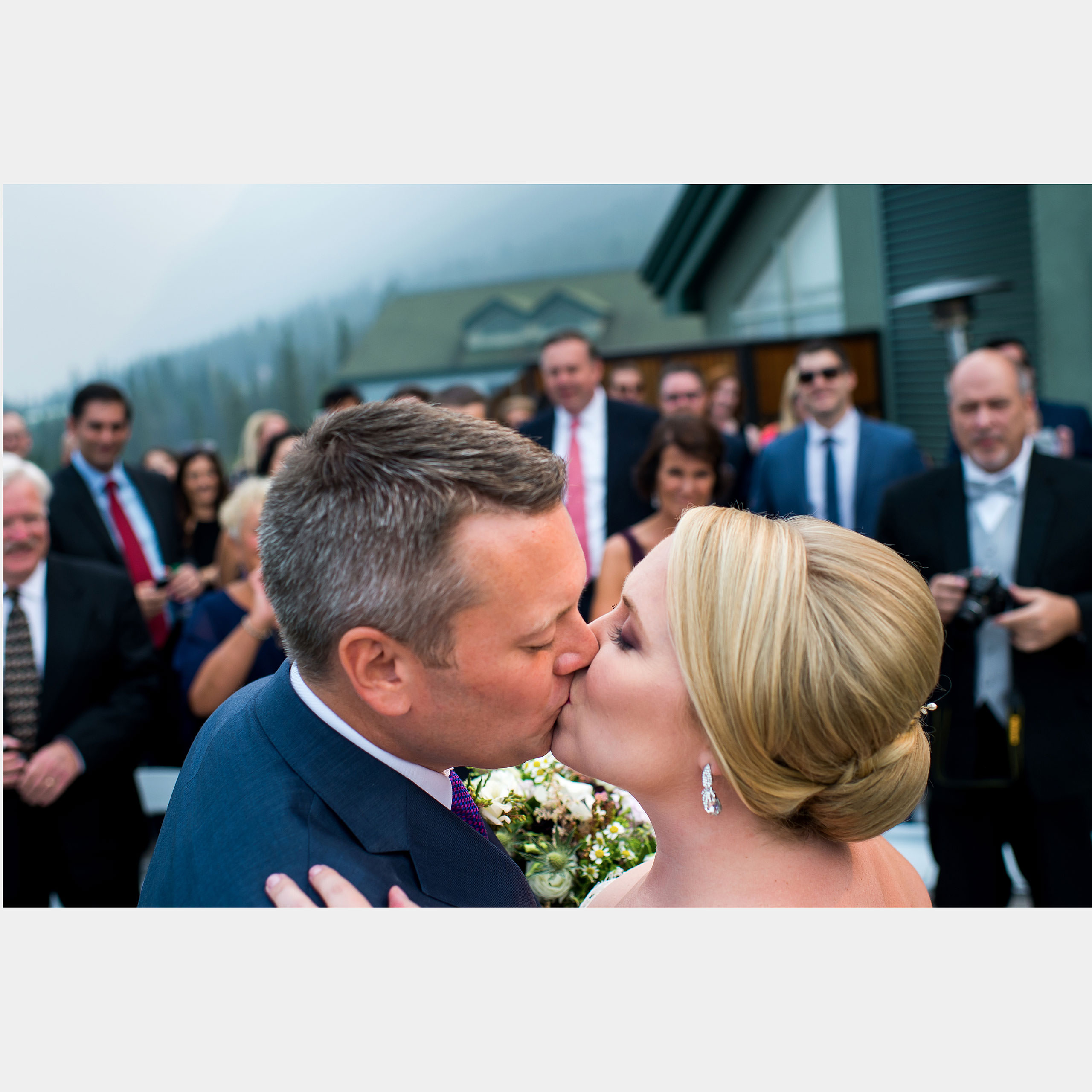 heirloom wedding album by Banff photographer sean leblanc