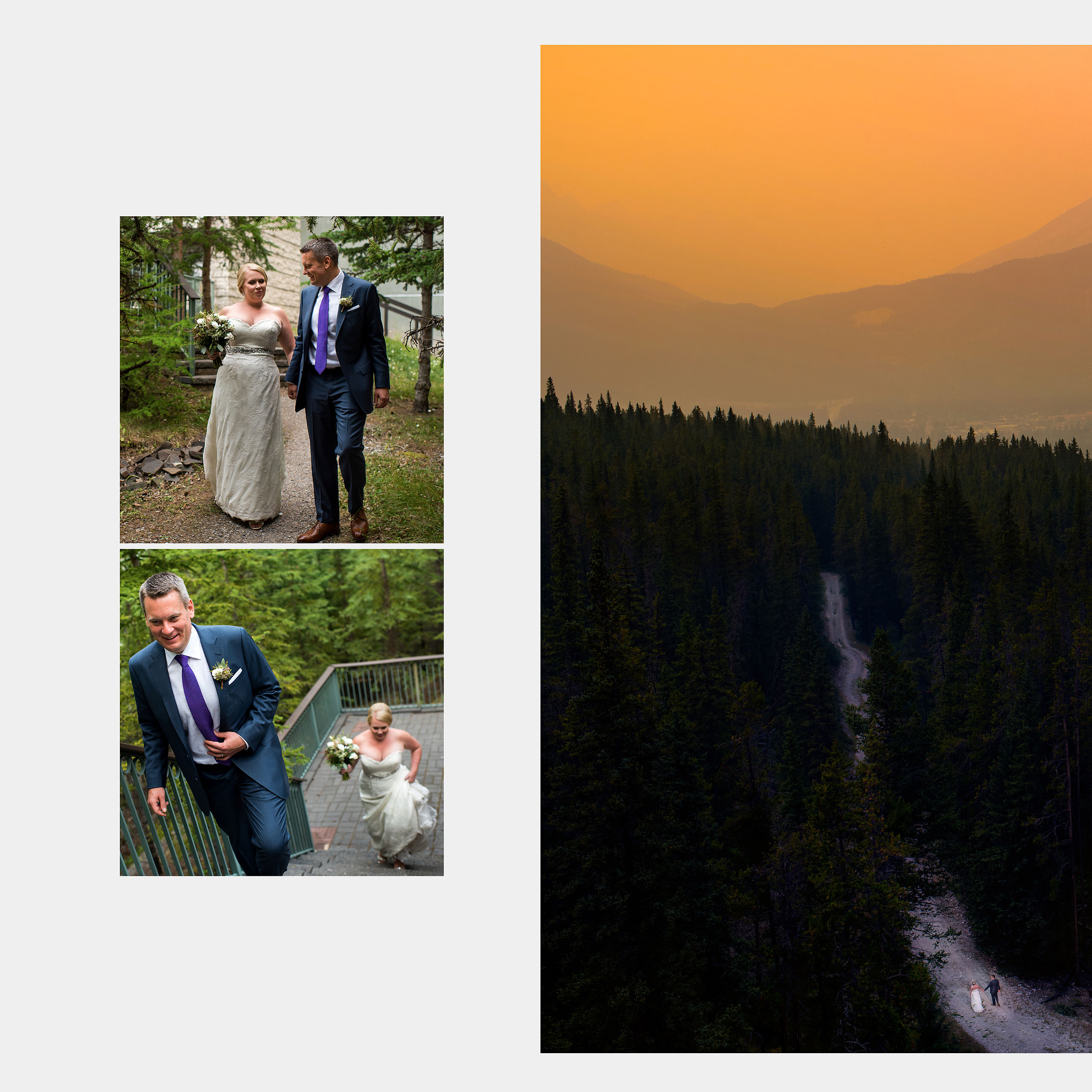 heirloom wedding album by Banff photographer sean leblanc