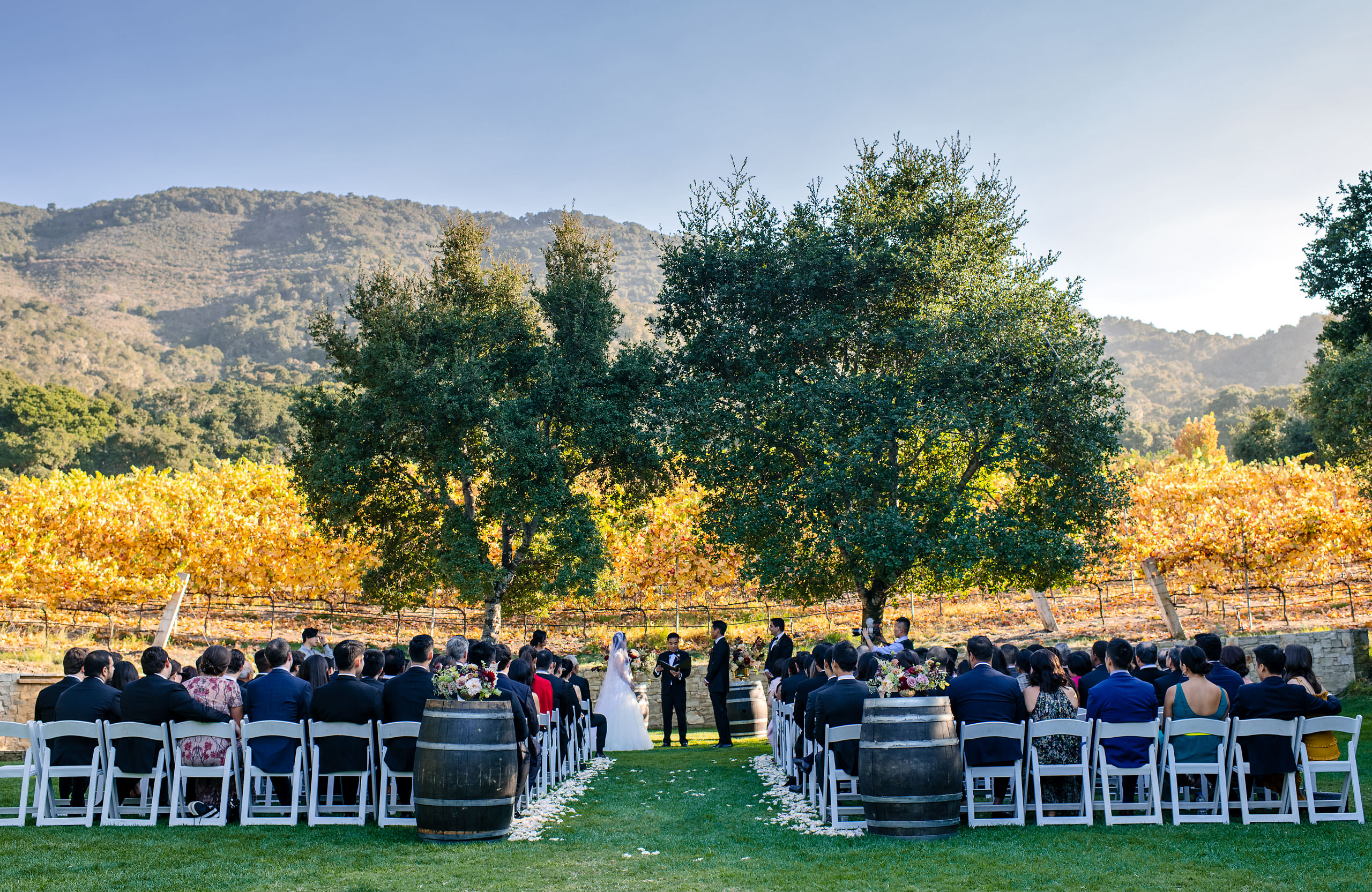 Ceremony by Carmel Valley Ranch Wedding Photographer Sean LeBlanc