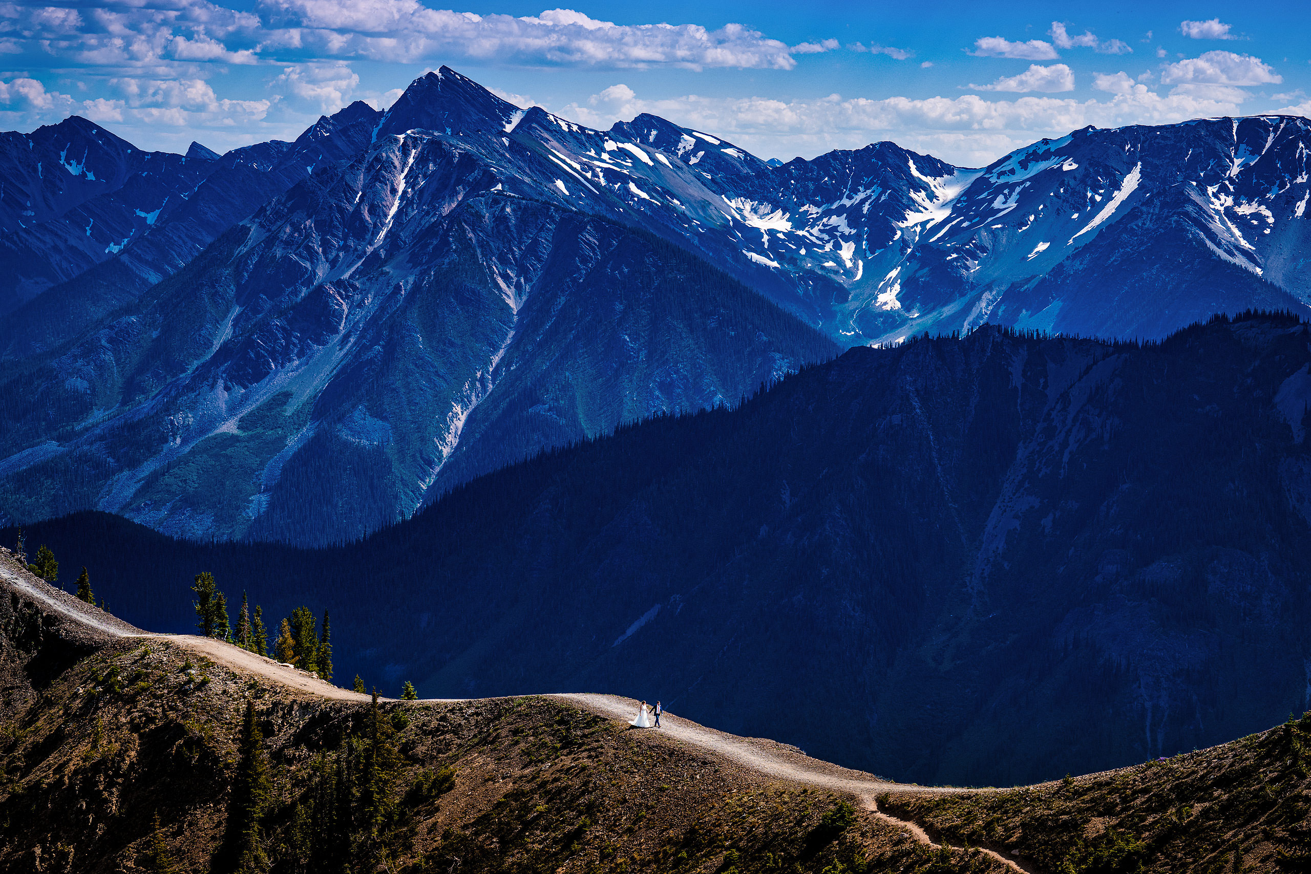 Sean LeBlanc Kicking Horse Wedding Photograph